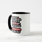 Let op, ik ben defect - Sarcastisch grappig cadeau Mok (Voorkant links)