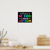 Let op: ik heb AUTISM Poster (Keuken)