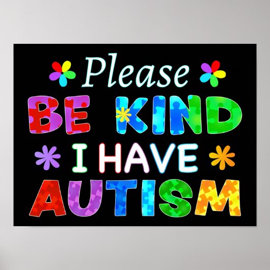 Let op: ik heb AUTISM Poster (Voorkant)