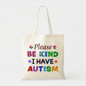 Let op: ik heb AUTISM Tote Bag (Voorkant)