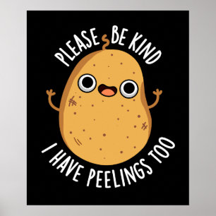 Let op, ik heb pingelen te aardappelpun. poster