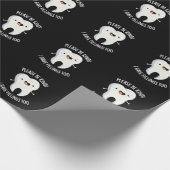 Let op: ik heb te veel vullingen om donkere bg te  cadeaupapier (Hoek)