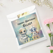 Let op Intergalactische Verjaardag Bedankzakje (Gezegeld)