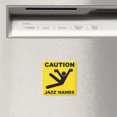 Let op Jazz Hands magnet (Insitu (Vaatwasser))
