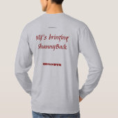 Let op je 5-gat...(Mannen) T-shirt (Achterkant)