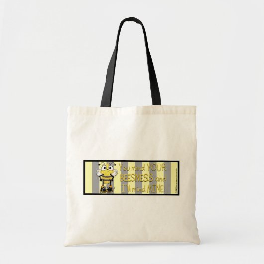 Let op je bijenheid! tote bag (Voorkant)