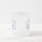 Let op je eigen geestelijke gezondheidszorg matglas koffiemok (Center)