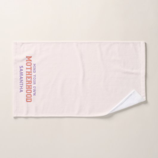 Let op je eigen moederschap bad handdoek (Handdoek)
