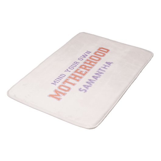 Let op je eigen moederschap badmat (Gekanteld)