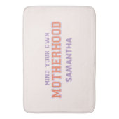 Let op je eigen moederschap badmat (Voorkant Verticaal)