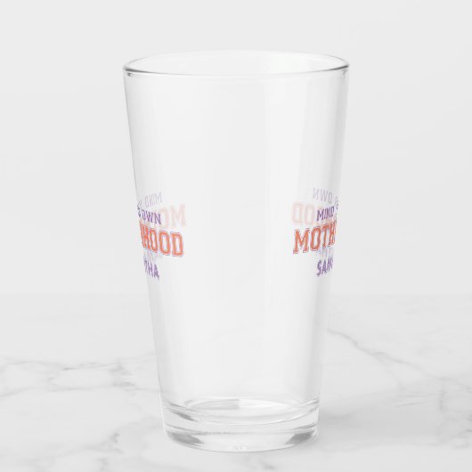 Let op je eigen moederschap glas (Rechts)