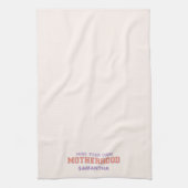 Let op je eigen moederschap theedoek (Verticaal)