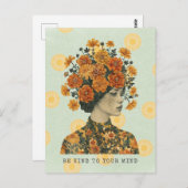 Let op je gedachten briefkaart (Voorkant / Achterkant)