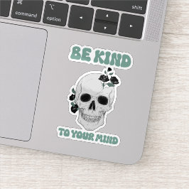 Let op je gedachten sticker