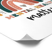 Let op je geest, geestelijke gezondheid poster (Hoek)