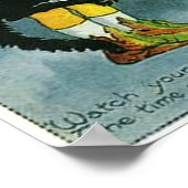 Let op je Kaart voor Stap Halloween Poster (Hoek)