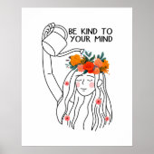 Let op je mentale gezondheid poster (Voorkant)