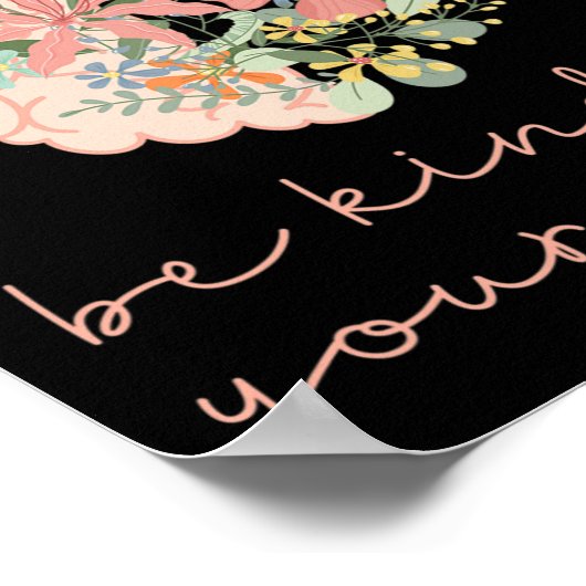 Let op je mentale gezondheidsproblemen poster (Hoek)