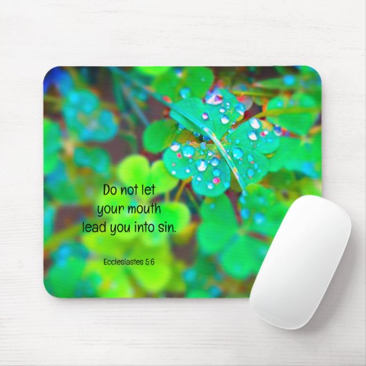 Let op je mond Muismat (Met muis)