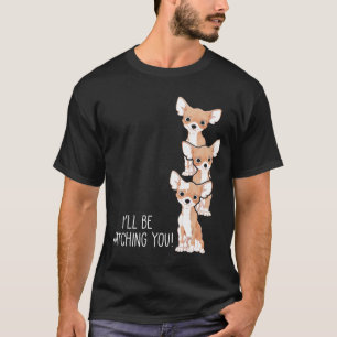 Let op je puppy mam grappige chihuahua t-shirt