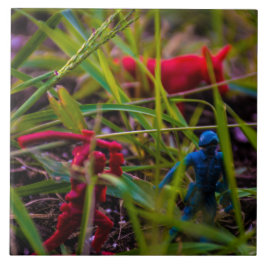 Let Op Je Rug Grote (6" X 6") Keramische Fototegel Tegeltje