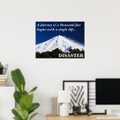 Let op je stap: de eerste is een dozy (L) Poster (Thuiskantoor)