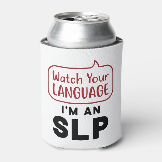 Let op je taal als SLP Blikjeskoeler (Blikje Voorkant)