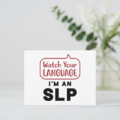 Let op je taal als SLP Briefkaart (Staand voorkant)