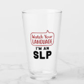 Let op je taal als SLP Glas (Voorkant)