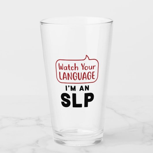 Let op je taal als SLP Glas (Voorkant)