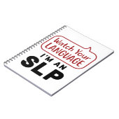 Let op je taal als SLP Notitieboek (Linkerzijde)