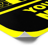 Let op, je wordt bewaakt poster (Hoek)