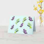 Let op Kaart Blanco binnenflessen (Gele Bloem)