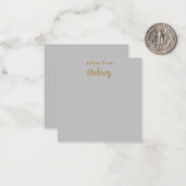 Let op Kaart en envelop Notitiekaartje (Voorkant / Achterkant in situ)