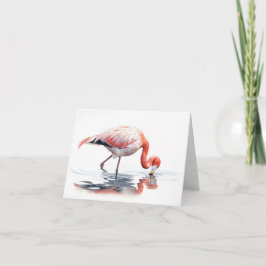 Let op Kaart Flamingo