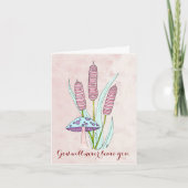 Let op Kaart met champignons en staarten (Voorkant)