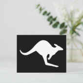 Let op Kangaroo Briefkaart (Staand voorkant)