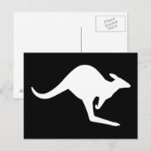 Let op Kangaroo Briefkaart (Voorkant / Achterkant)