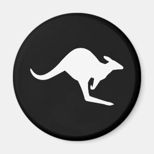 Let op Kangaroo Magneet