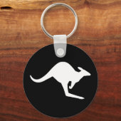Let op Kangaroo Sleutelhanger (Voorkant)