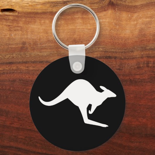 Let op Kangaroo Sleutelhanger (Voorkant)