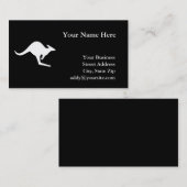 Let op Kangaroo Visitekaartje (Voorkant / Achterkant)