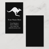 Let op Kangaroo Visitekaartje (Voorkant / Achterkant)