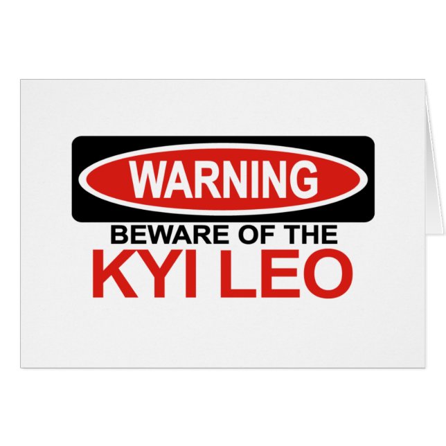 Let op Kyi Leo (Voorkant Horizontaal)