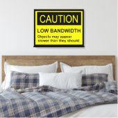 Let op lage bandbreedte canvas afdruk (Insitu (Slaapkamer))