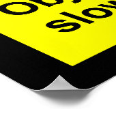 Let op lage bandbreedte poster (Hoek)