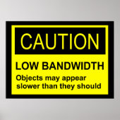 Let op lage bandbreedte poster (Voorkant)