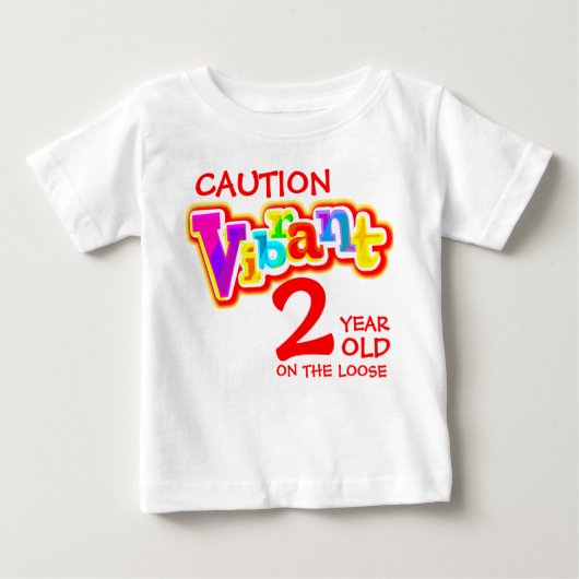 Let op levendig 2 op het losse peuter t-shirt (Voorkant)