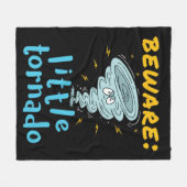 Let op Little Tornado Fleece Deken (Voorkant (Horizontaal))
