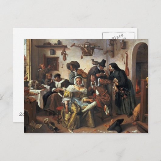 Let op: Luxury, c.1663 Briefkaart (Voorkant / Achterkant)